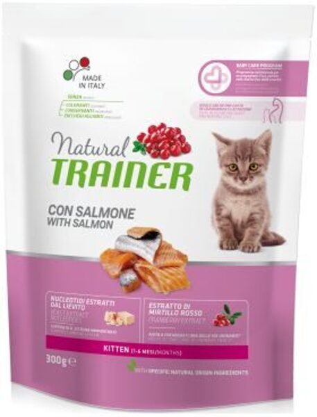 NATURAL TRAINER KITTEN WITH SALMON 300G