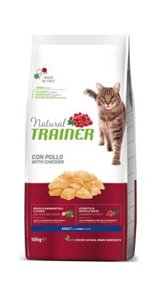 NATURAL TRAINER CAT ADULT WITH CHICKEN 10KG 
