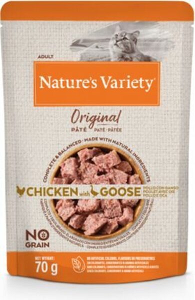 Nature's Variety Cat Original Chicken with Goose 12x70g