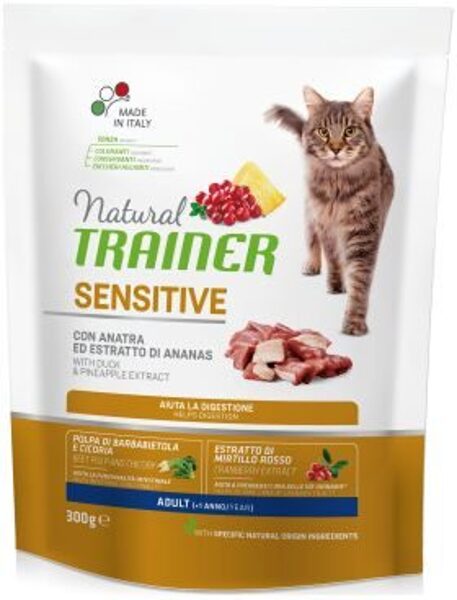NATURAL TRAINER SENSITIVE ADULT WITH DUCK 300G