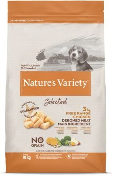 Nature's Variety Dog Selected Junior Free Range chicken 10 kg 