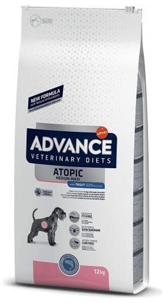 Advance Vet VET Adv dog Atopic Medium-Maxi ar foreli 12.0 kg
