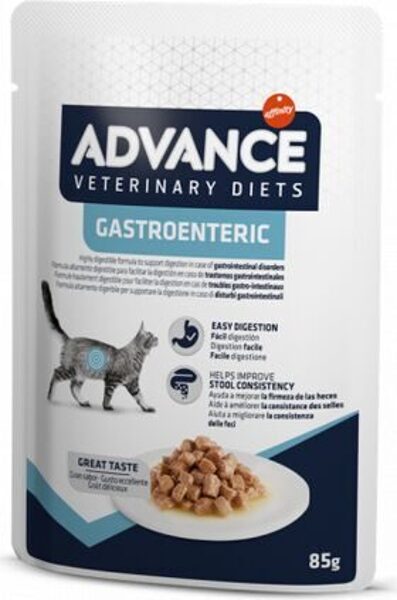 ADVANCE VETERINARY DIETS CAT GASTROENTARIC 12x85gr