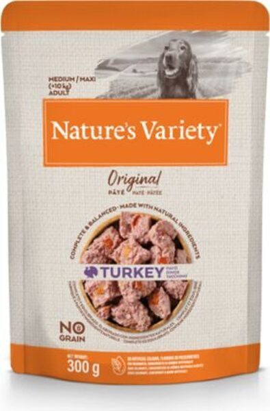 Nature's Variety Dog Original Medium Turkey 6x300g