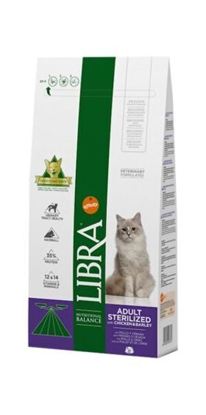 LIBRA STERILIZED CAT WITH CHICKEN 12kg