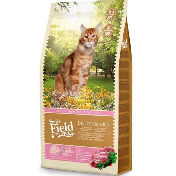 Sams Field Duck and Chicken for Adult Cats 7.5kg