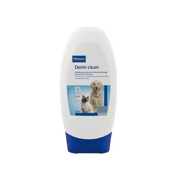 Virbac – šampūns suņiem/kaķiem ikdienas lietošanai Derm Clean 200 ml