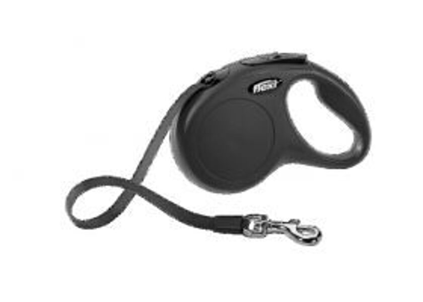 FLEXI PAVADA NEW CLASSIC LENTE S 5M<15KG MELNS