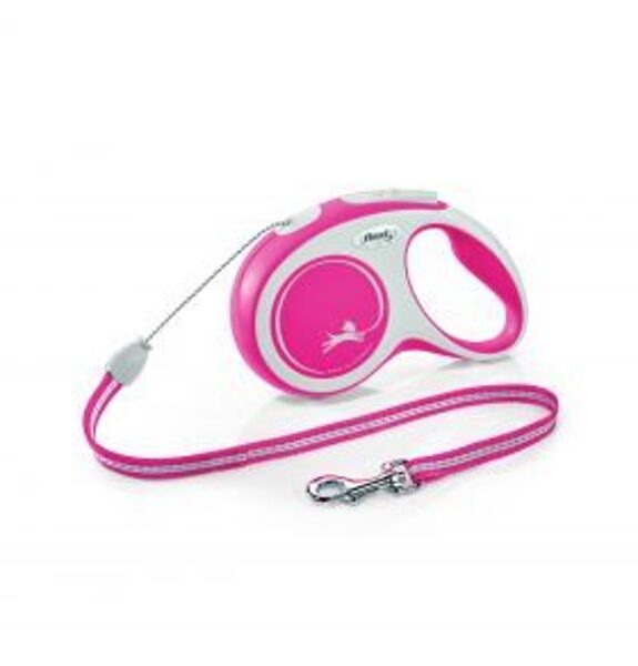 FLEXI PAVADA NEW COMF VADS S 8M<12KG SARKANA