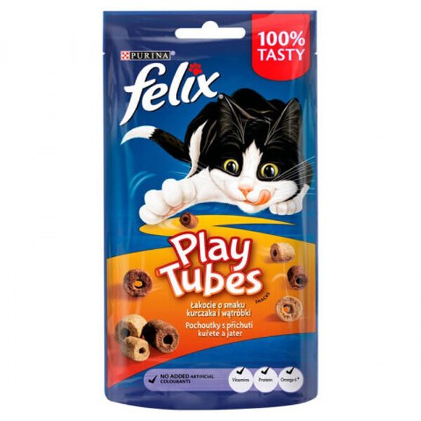 Felix Play Tubes, chicken and liver, 50 g