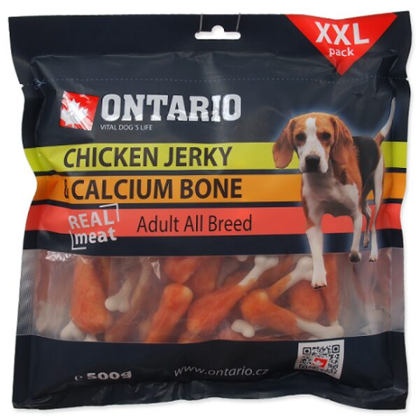 Ontario Chicken Jerky and Calcium Bone, 500 g