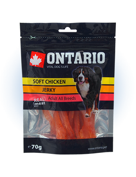 Ontario Soft Chicken Jerky, 70 g