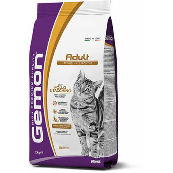 GEMON Cat Adult with chicken and turkey 2 kg