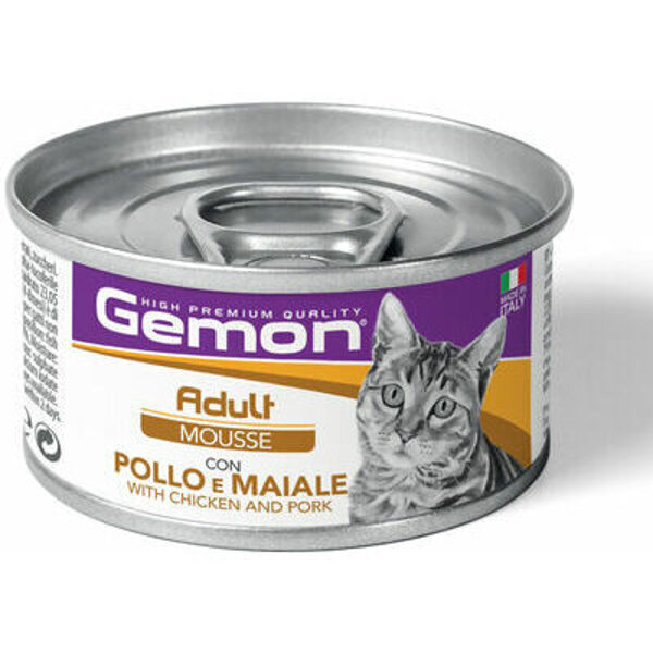 Gemon Cat mousse Adult with with chicken and pork 85 g