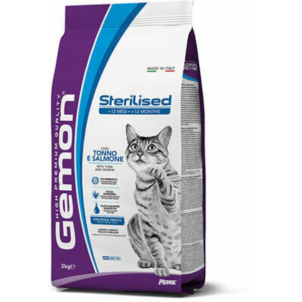 GEMON Cat Sterilised with tuna and salmon 2 kg