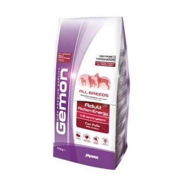 GEMON Dog ALL BREEDS Adult Action Energy with chicken 15 kg