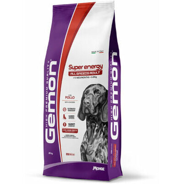 GEMON Dog ALL BREEDS Adult Super Energy with chicken 20 kg