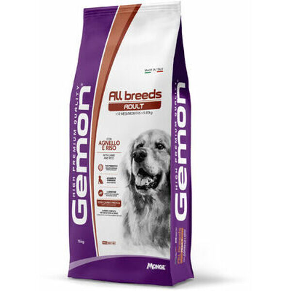 GEMON Dog ALL BREEDS Adult with lamb & rice 15 kg