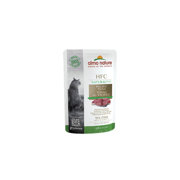 Almo Nature HFC NATURAL PLUS Klusā okeāna tuncis 91%, 55gx6
