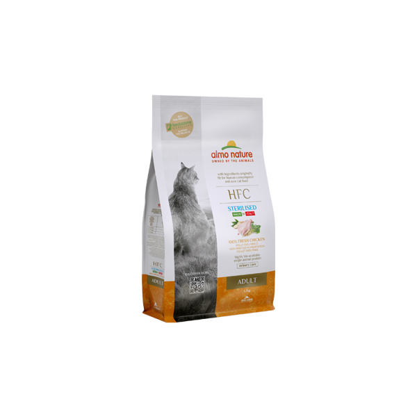 Almo Nature HFC Adult ar vistu, 1,2kg