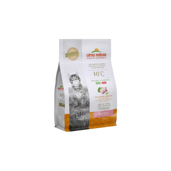 Almo Nature HFC kaķēniem, ar vistu, 300g