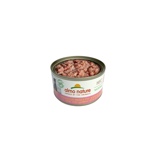 Almo Nature HFC NATURAL teļš ar šķinķi, 95gx6