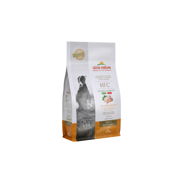 Almo Nature HFC DOG M/L 1,2KG Adult with Chicken/ar Vistas gaļu