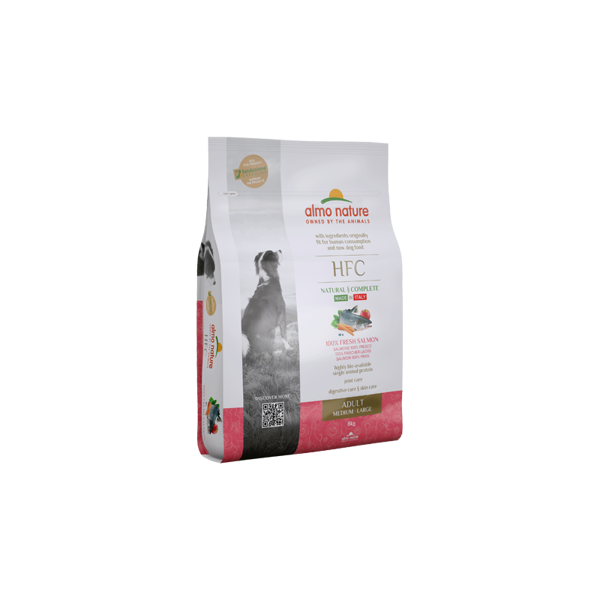 Almo Nature HFC DOG M/L 8kg Adult with Pork/Ar cūkgaļu