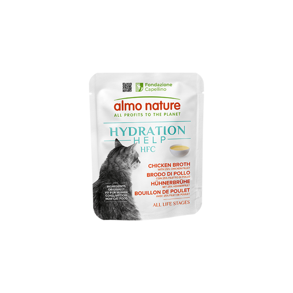HFC HYDRATION HELP CATS, Vistas Buljons ar Vistas Fileju, 50g