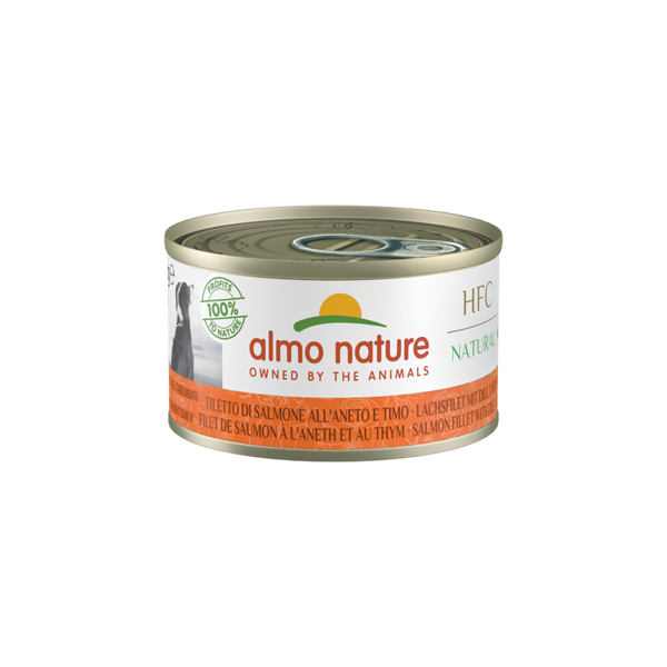 Almo Nature HFC NATURAL laša fileja ar dillēm un timiānu, 95gx6