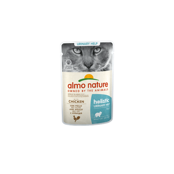 Almo Nature HOLISTIC URINARY HELP ar vistu, 70gx6
