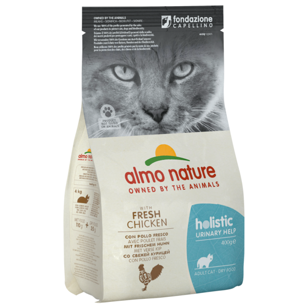 Almo Nature HOLISTIC URINARY HELP ar vistas gaļu, 400g