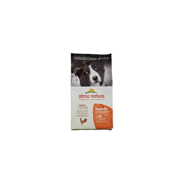 Almo Nature HOLISTIC WITH FRESH MEAT DOG 12kg Maintenance - M Chicken/Vista