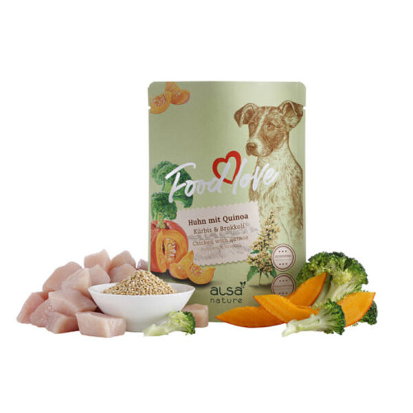 ALSA Nature Food Love Dog Adult Huhn Mit Quinoa - Vista Ar Kvinoju 300g