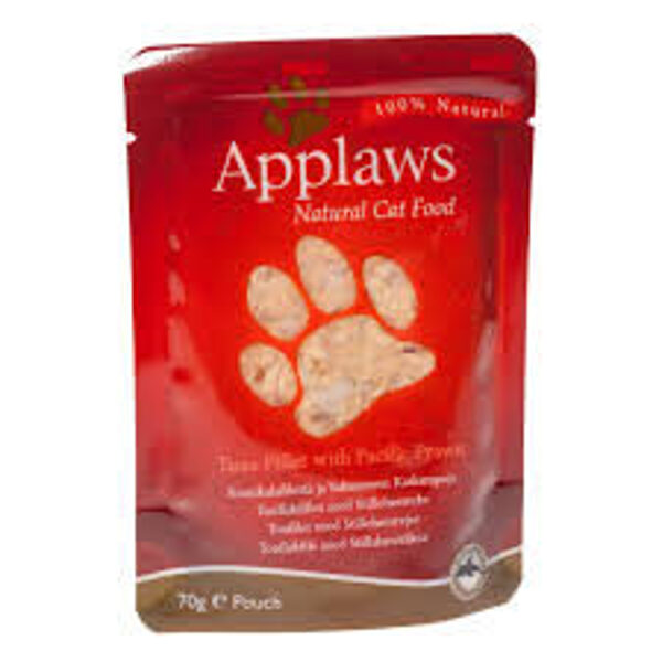 APPLAWS KAĶU PAC BULJ TUNCIS/GARNELES 70G