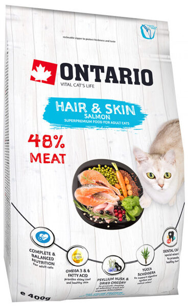Ontario SP Cat Hair and Skin, 0,4 kg