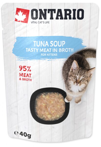 Ontario Kitten Soup Tuna, Rice & Vegetable 40g