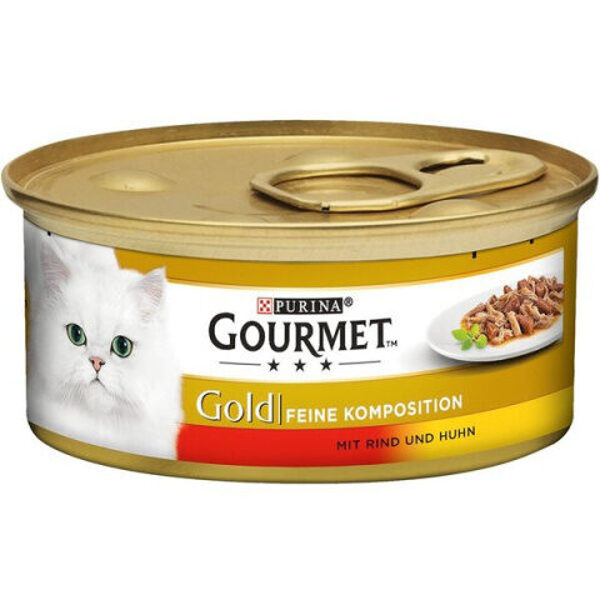 Gourmet Gold Duo Beef and Chicken, 85 g