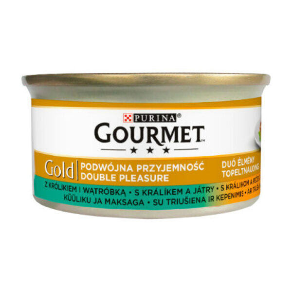 Gourmet Gold Duo Rabbit and Liver, 85 g