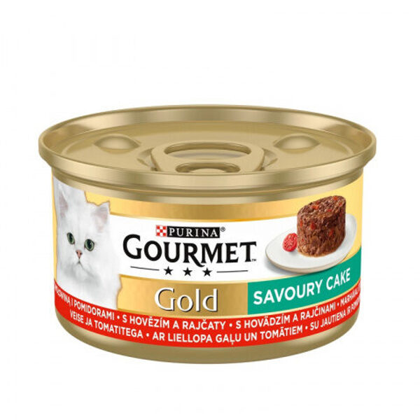 Gourmet Gold Savoury Cake Beef and Tomato, 85 g