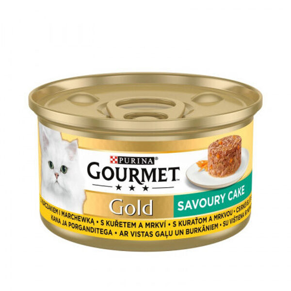 Gourmet Gold Savoury Cake Chicken and Carrot, 85 g