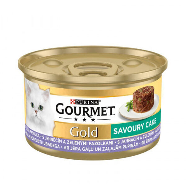 Gourmet Gold Savoury Cake Lamb and Green Beans, 85 g