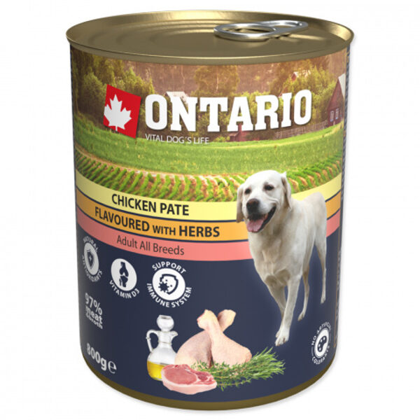 Ontario Adult Chicken Pate with Herbs, 800 g