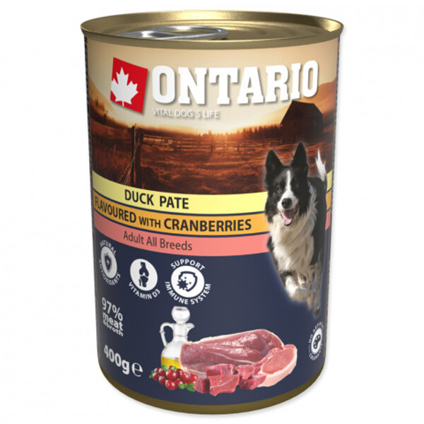 Ontario Adult Duck Pate with Cranberries, 400 g