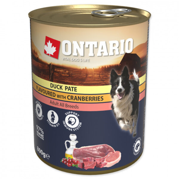 Ontario Adult Duck Pate with Cranberries, 800 g