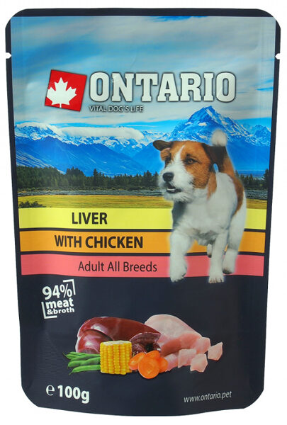 Ontario Dog Liver with Chicken in Broth, 100 g
