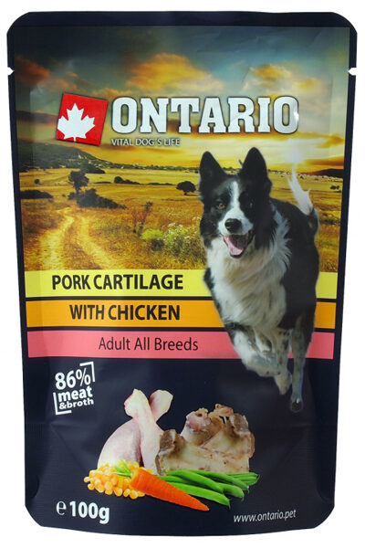 Ontario Dog Pork Cartilage with Chicken in Broth, 100 g
