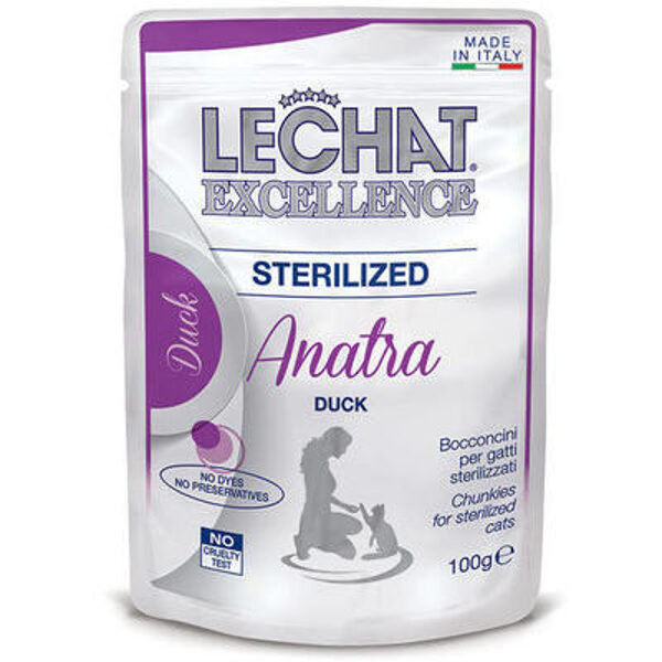 LECHAT Excellence Wet Sterilized with duck 100 g