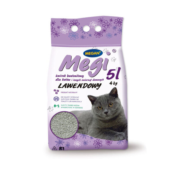 Megi Super Аbsorbent Lavender 5l