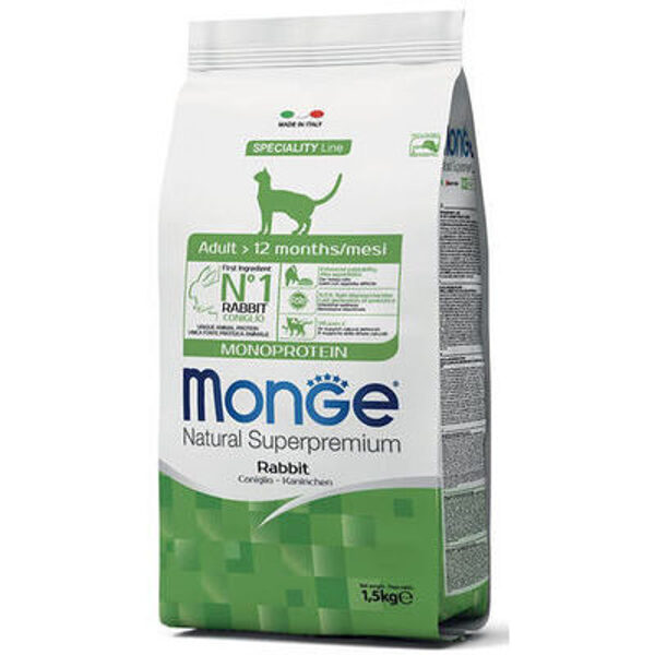 MONGE Adult Monoprotein Rabbit 1,5 kg